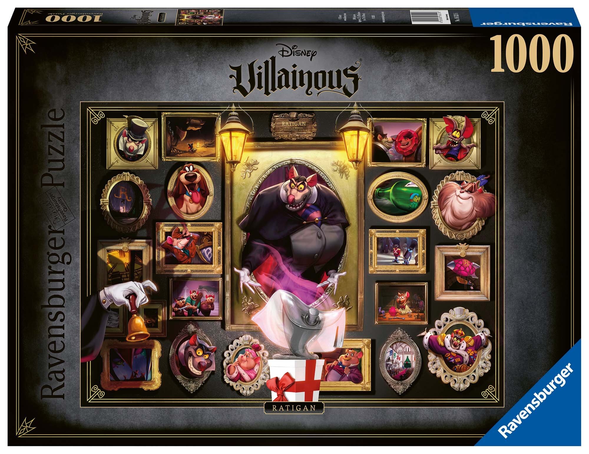 Ravensburger Pussel, Disney Villainous - Ratigan 1000 bitar