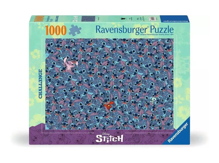 Ravensburger Pussel - Stitch Challenge 1000 bitar