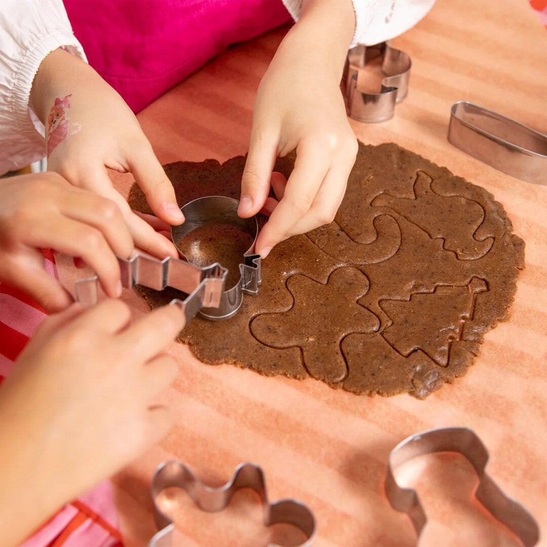 Pepparkaksformar av stål 6-pack