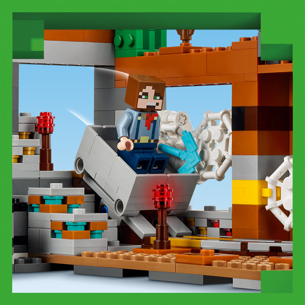 LEGO Minecraft - Gruvschaktet i stenöknen 8+