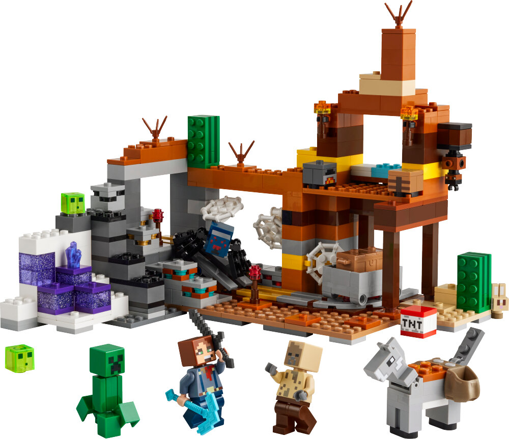LEGO Minecraft - Gruvschaktet i stenöknen 8+