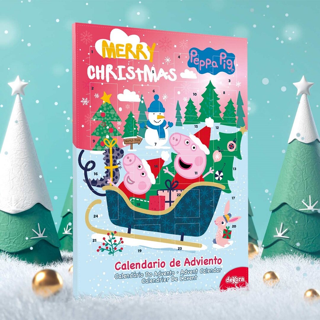 Peppa Pig - Julkalender Choklad 50 gram