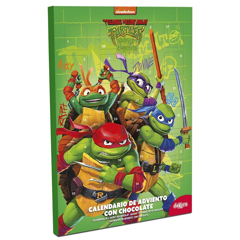 Ninja Turtles - Julkalender Choklad 50 gram