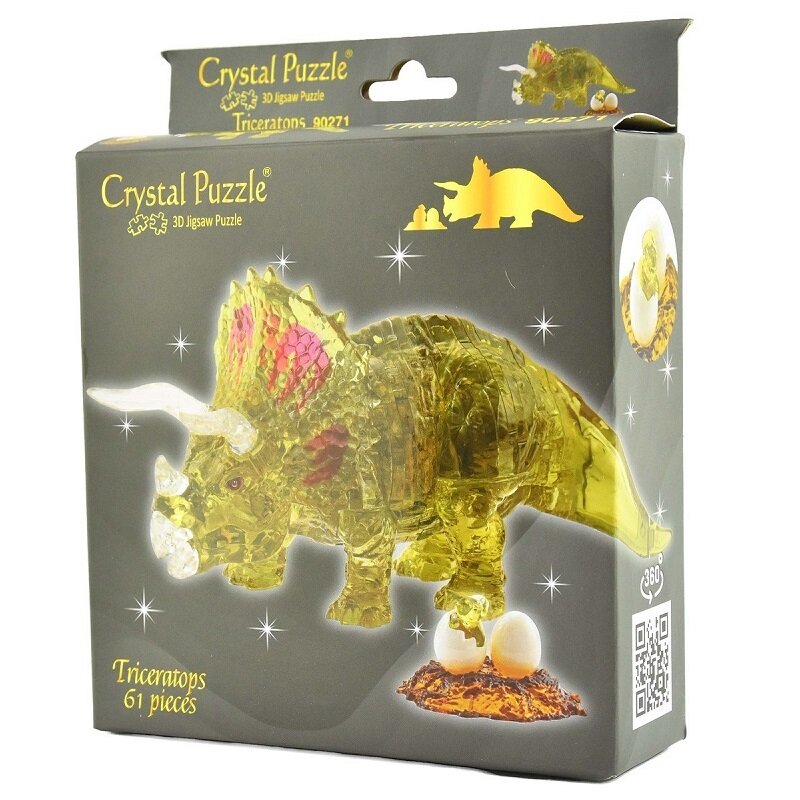 Crystal 3D Pussel Triceratops