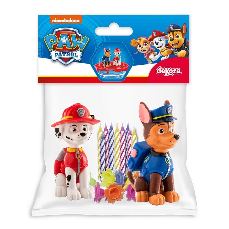 Paw Patrol Tårtfigurer & Tårtljus