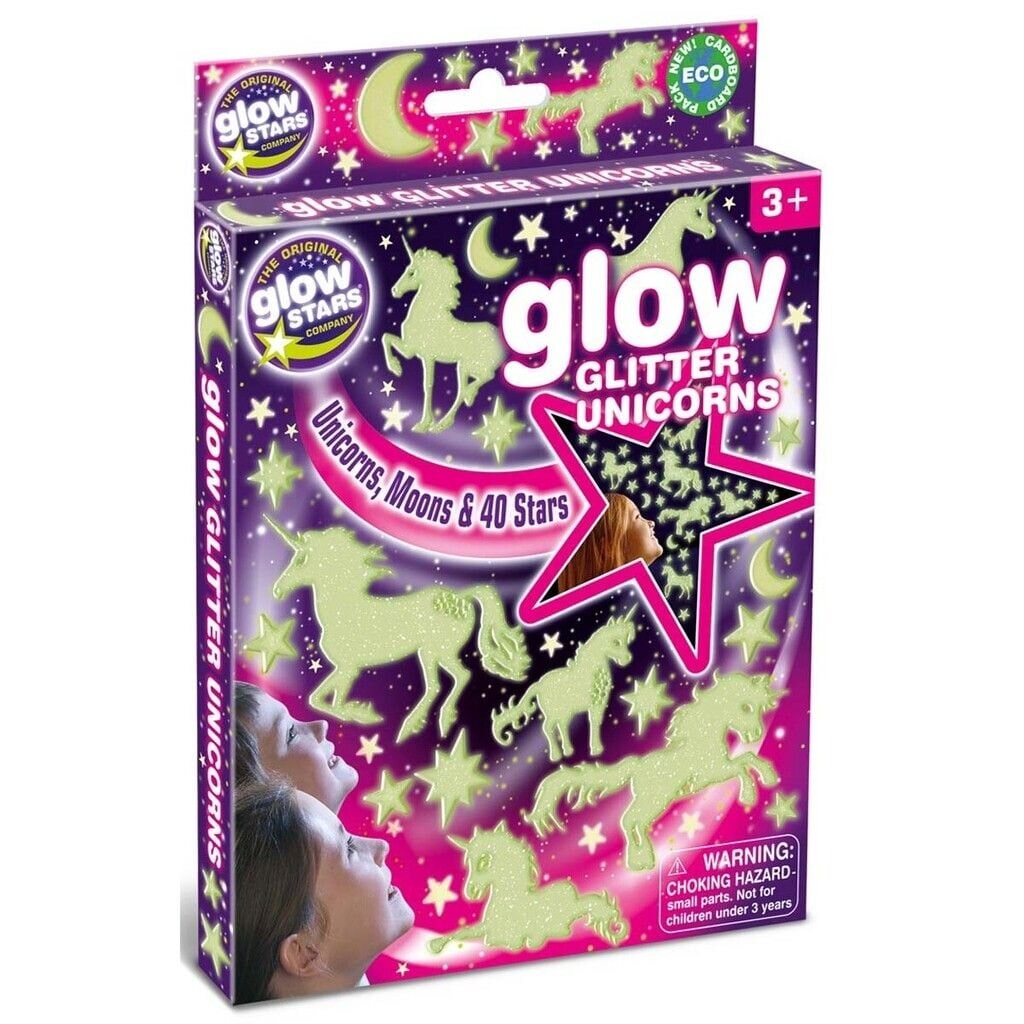 Brainstorm Glow Glitter Unicorns 49-pack