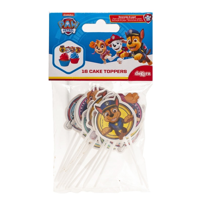 Paw Patrol - Cake Toppers 16-pack