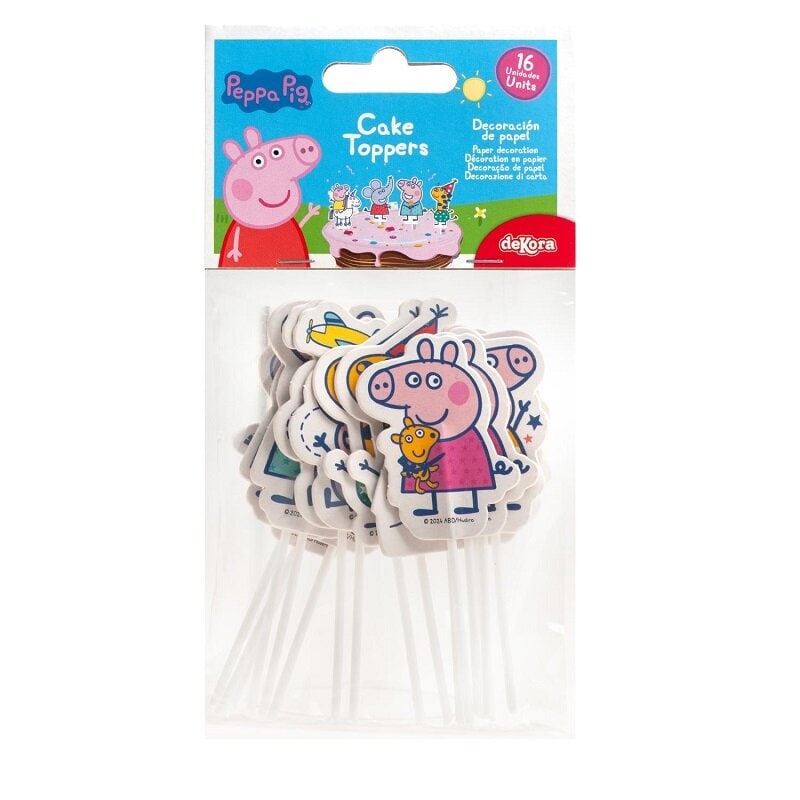 Peppa Pig - Cake Toppers 16-pack