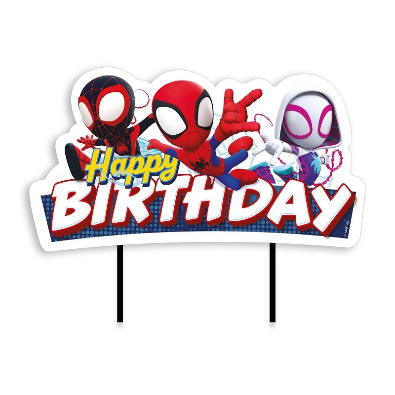 Spidey - Cake Topper Happy Birthday