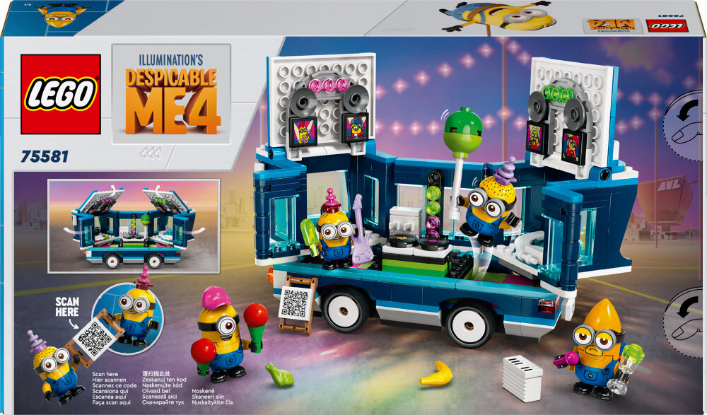 LEGO Minions - Minionernas musikpartybuss 7+