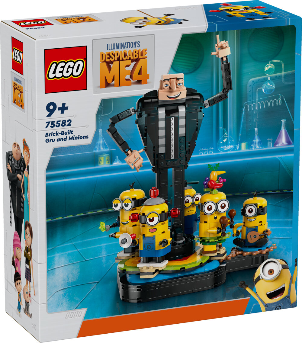 LEGO Minions - Klossbyggd Gru med minioner 9+