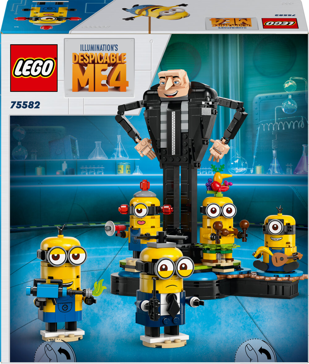 LEGO Minions - Klossbyggd Gru med minioner 9+