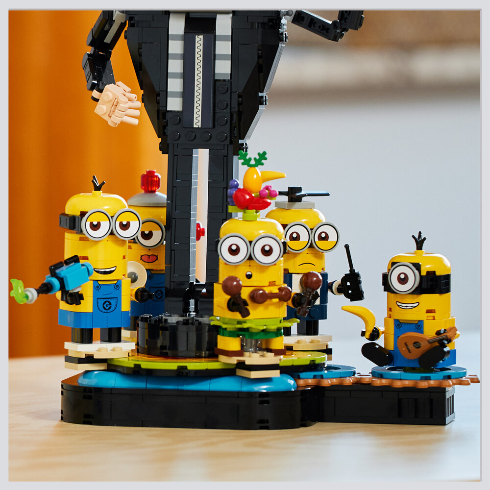 LEGO Minions - Klossbyggd Gru med minioner 9+