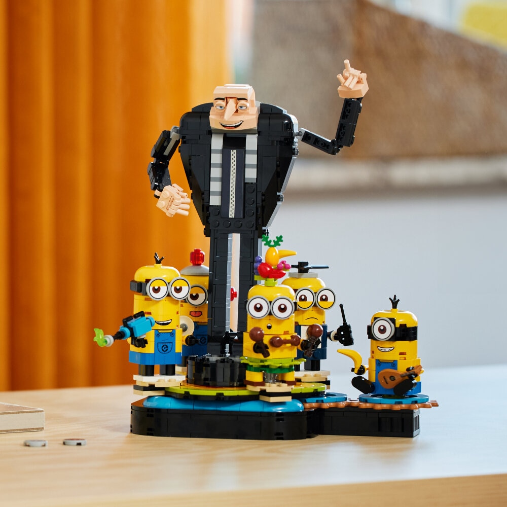 LEGO Minions - Klossbyggd Gru med minioner 9+