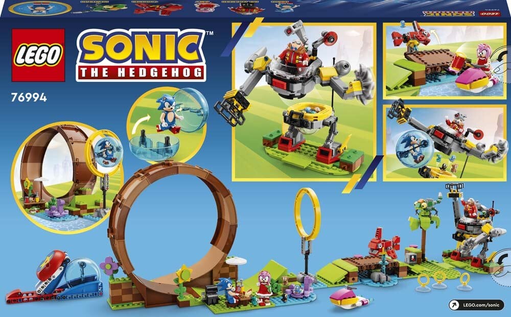 LEGO Sonic The Hedgehog - Sonics looputmaning i Green Hill Zone 8+