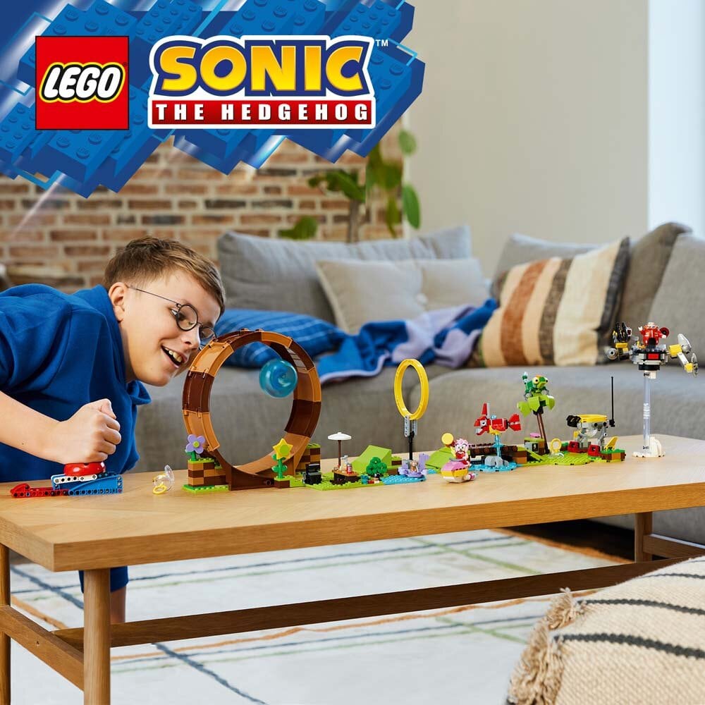 LEGO Sonic The Hedgehog - Sonics looputmaning i Green Hill Zone 8+