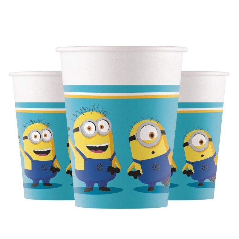 Minions - Pappmuggar 8-pack