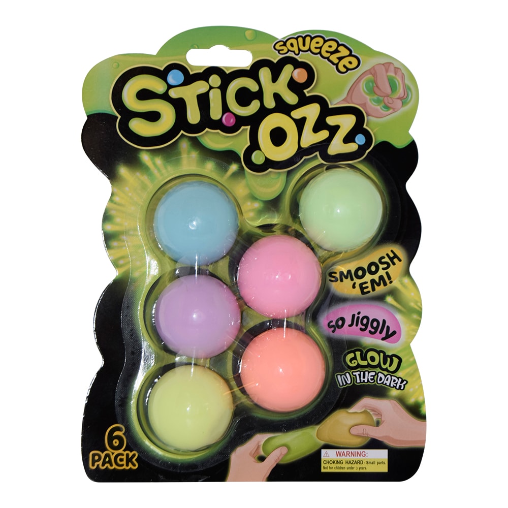 Stick on wall squeeze 6-pack