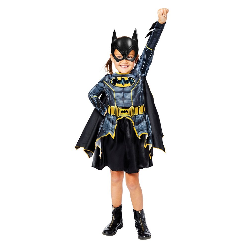 Batgirl Maskeraddräkt Barn 6-8 år (116-128 cm)