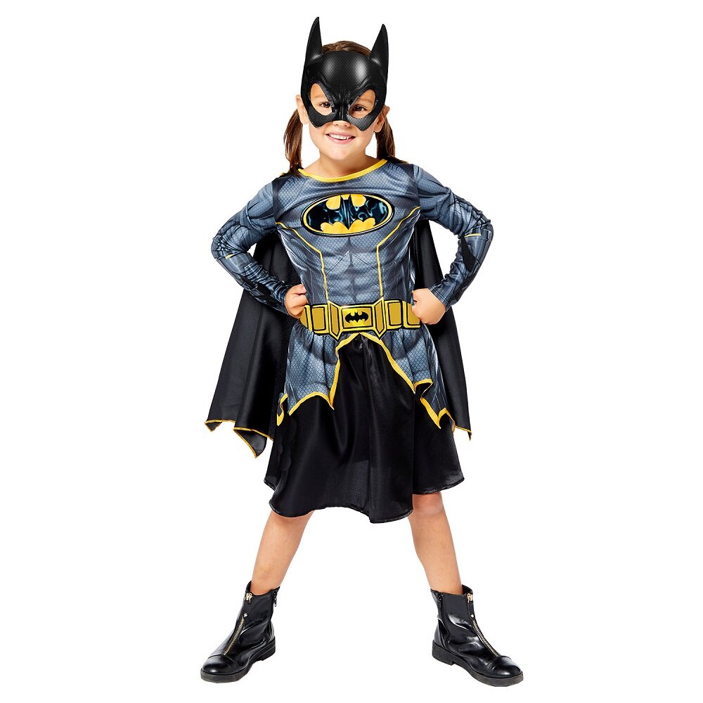 Batgirl Maskeraddräkt Barn 6-8 år (116-128 cm)