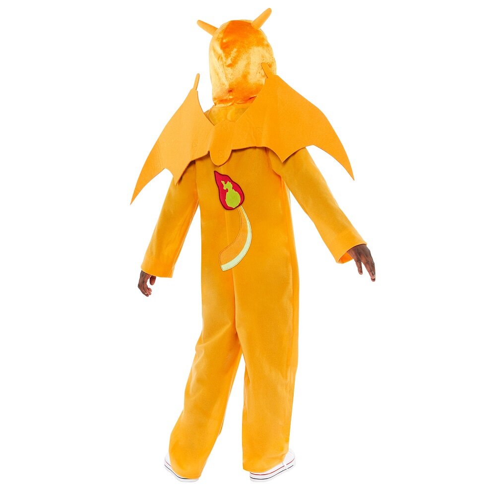 Pokémon Charizard Jumpsuit Maskeraddräkt Barn 4-6 år (104-116 cm)