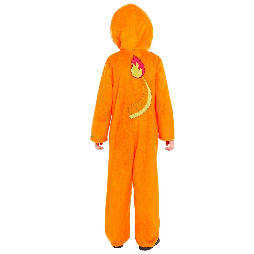 Pokémon Charmander Jumpsuit Maskeraddräkt Barn 6-8 år (116-128 cm)