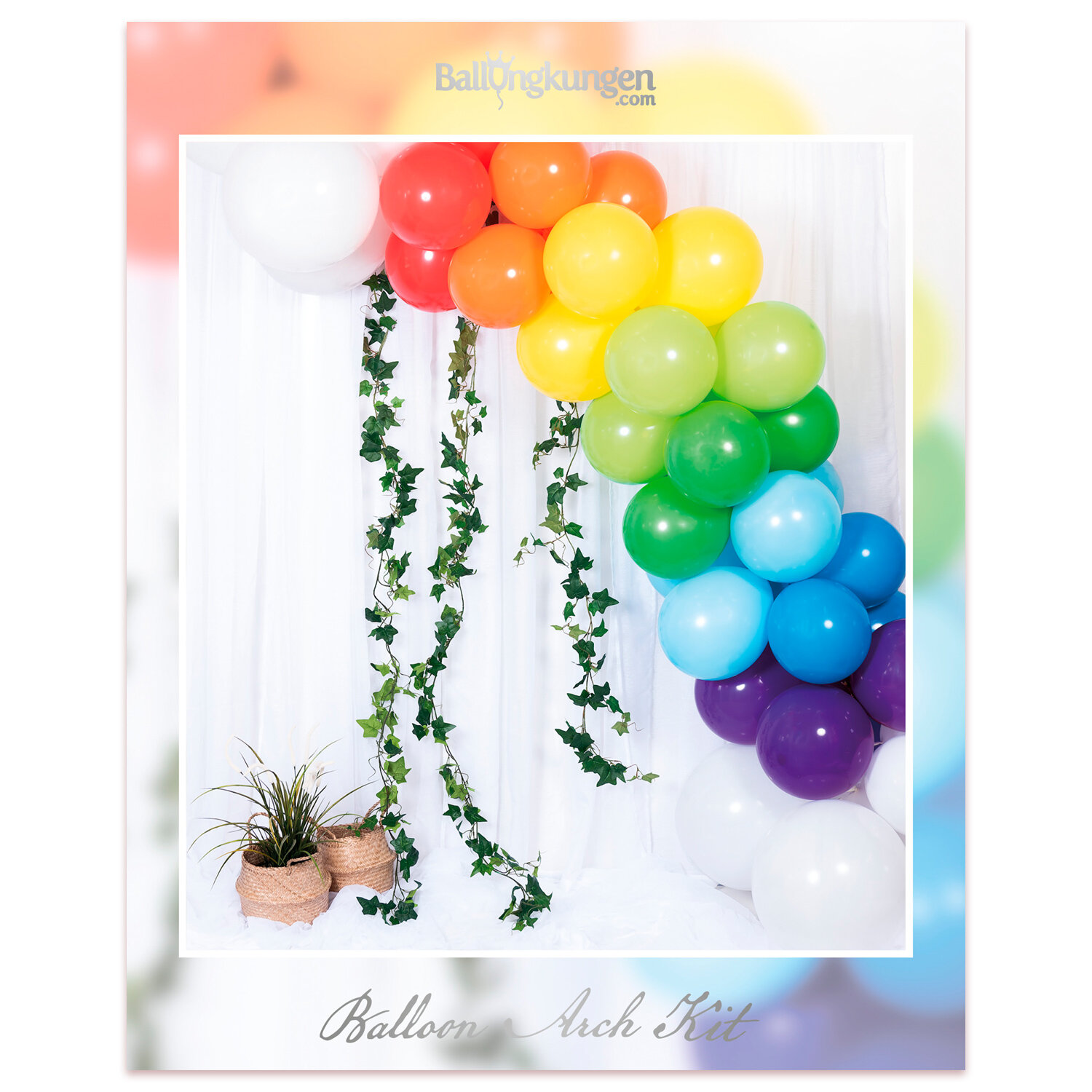 DIY Ballongbåge Regnbåge