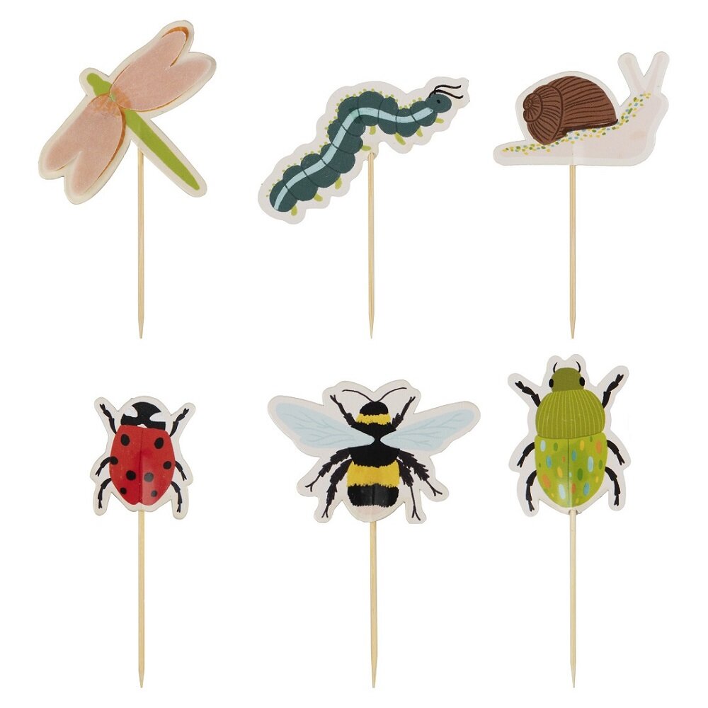 Bug Party - Cake Toppers 12-pack