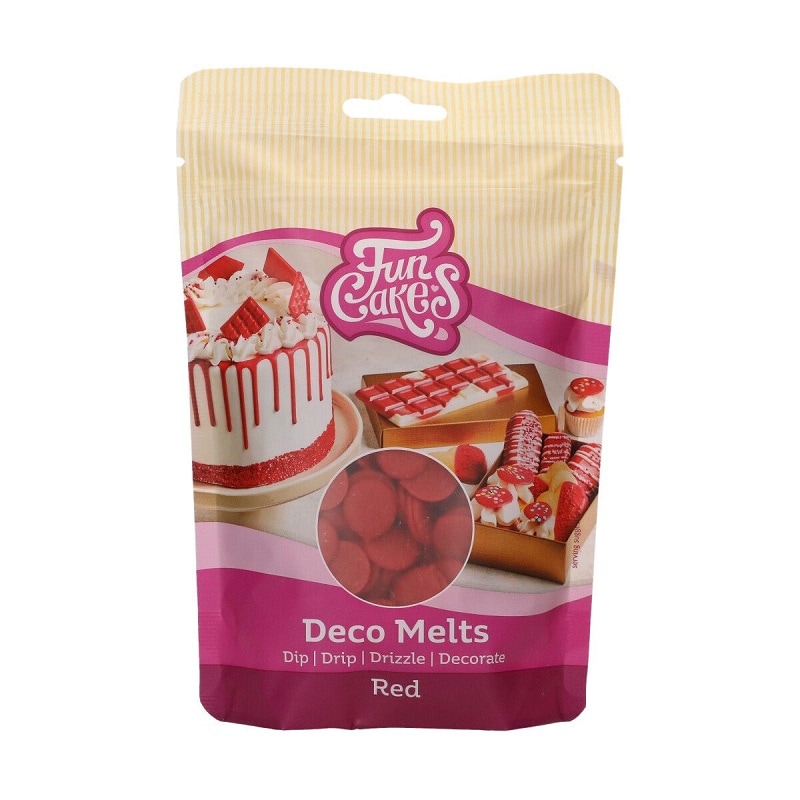 FunCakes - Deco Melts Röd 250 gram