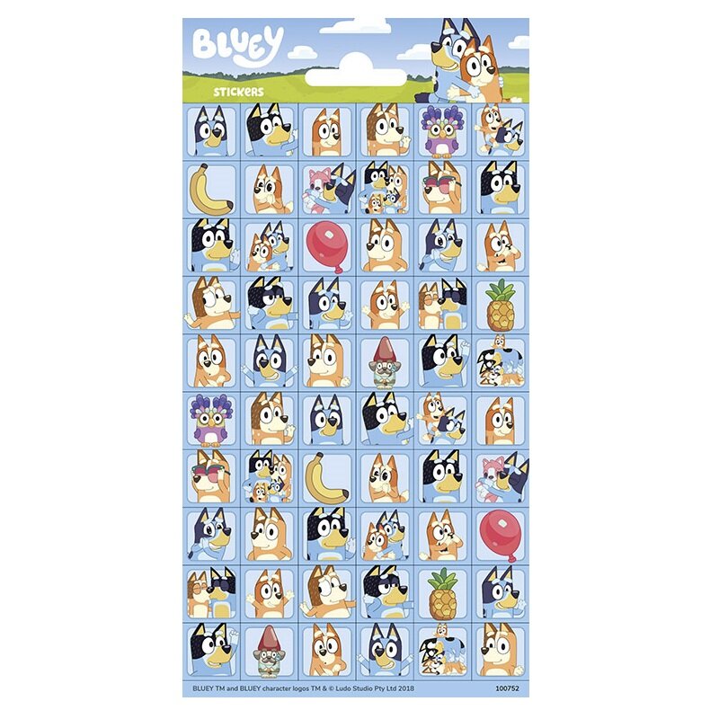 Bluey - Klistermärken 60-pack