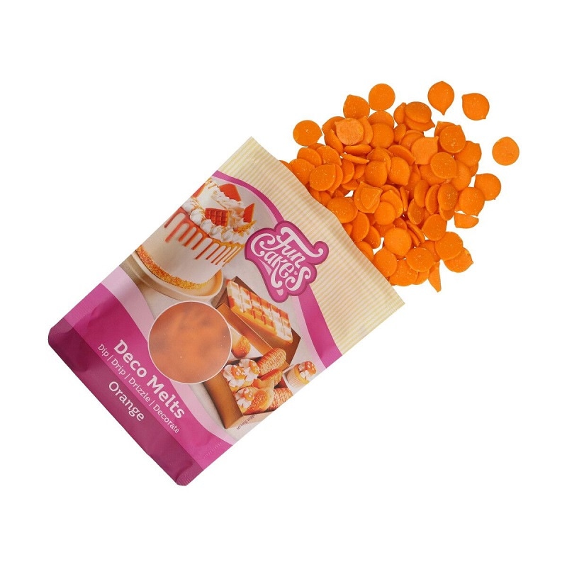 FunCakes - Deco Melts Orange 250 gram