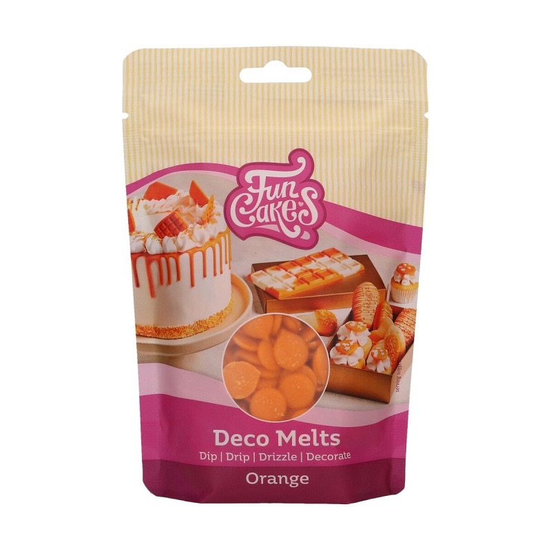 FunCakes - Deco Melts Orange 250 gram