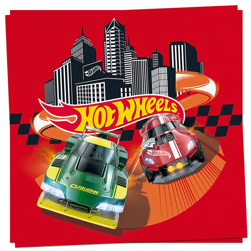 Hot Wheels - Servetter 20-pack