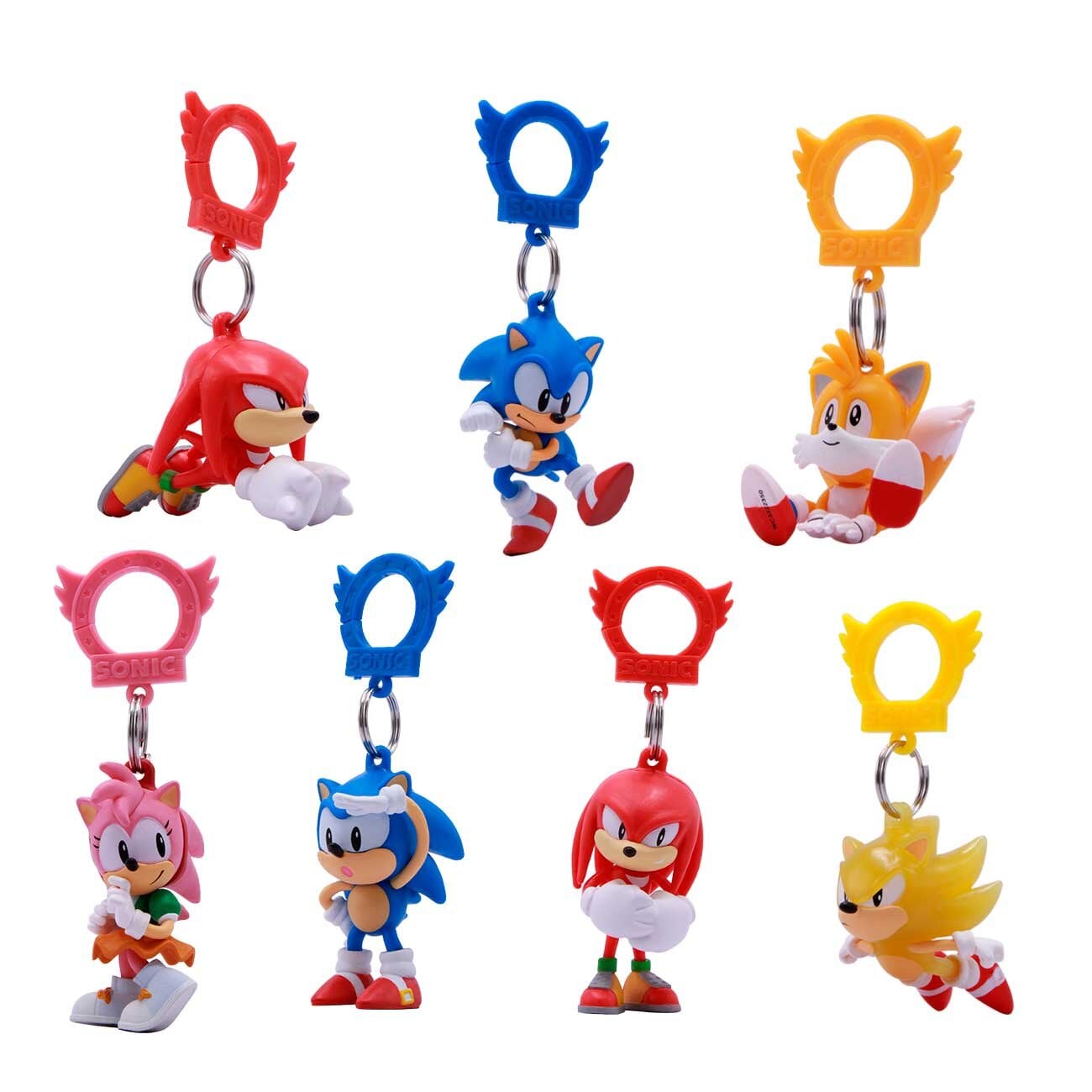 Sonic The Hedgehog - Dekorationer till ryggsäcken