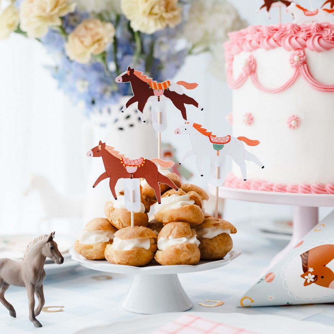 Cake Toppers - Hästar 6-pack