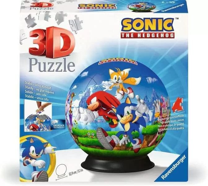 Ravensburger 3D Pussel - Sonic The Hedgehog 73 bitar