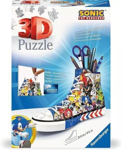 Ravensburger 3D Pussel - Sonic The Hedgehog Sneaker 108 bitar